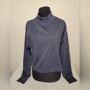 All In Motion Gray French Terry Pullover Sweatshirt Adult Ladies Womens Sz Med